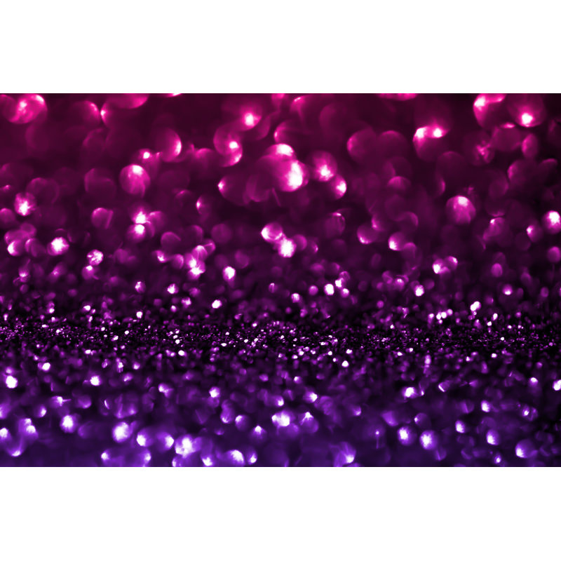 Purple Glitter Gradient - Wrapped Canvas Print, 51cm H x 76cm W