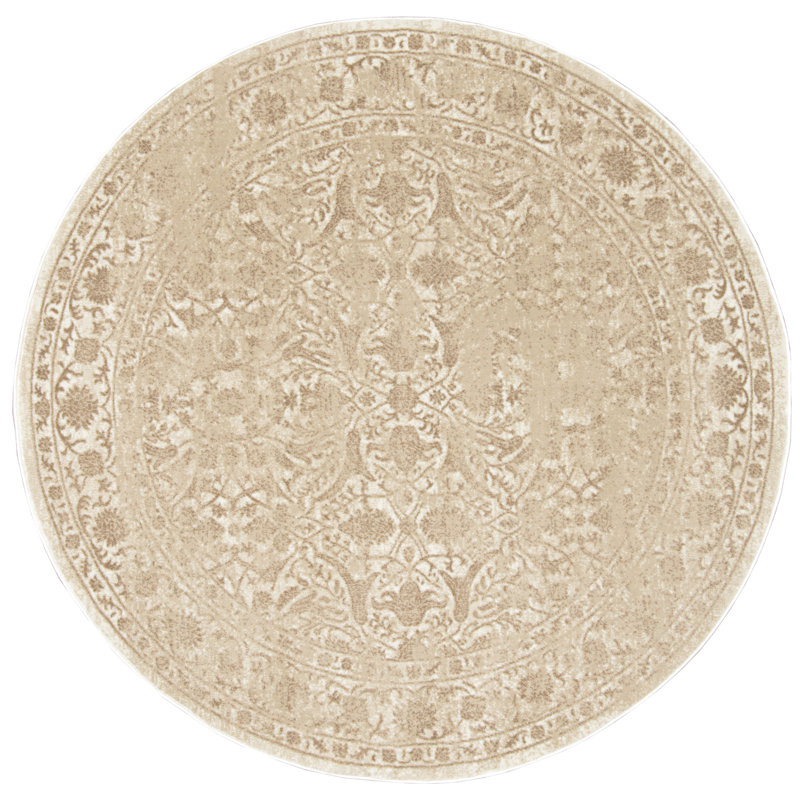 Benson Oriental Indoor Rug, Round  5'3