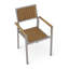 Ensemble de 2 chaises de salle à manger, fauteuils, chaises de patio