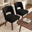Chaise d'appoint rembourrée en bois massif-2022133711