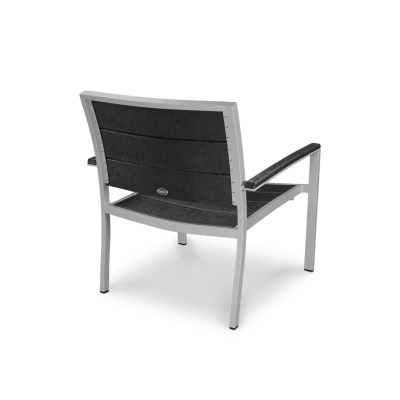 Méridienne Surf City, Argent texturé, Bois de frêne gris anthracite Revolution®