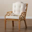 Fauteuil en rotin l 24,8 po Yedinak
