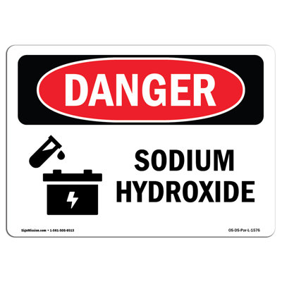 Sodium Hydroxide Danger Sign