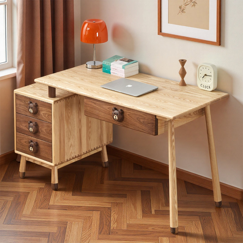 Bureau d'écriture rectangulaire en bois, H 29,13 po x l 47,24 po x P 23,62 po