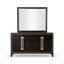 Commode 6 tiroirs avec miroir Diane