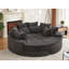 78.5" Wide Oversized Round Chaise Lounge Chair-121086996