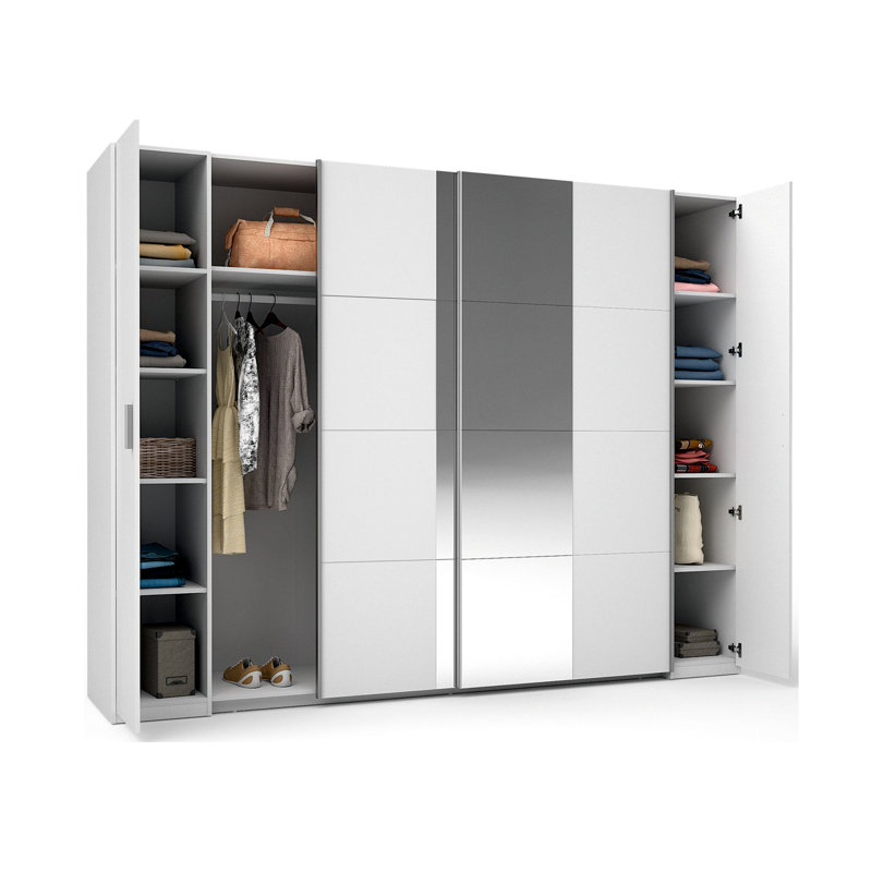 Badar 4 Door Laminate Wardrobe