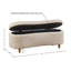 Banc de rangement Boucle Taupe-979928450