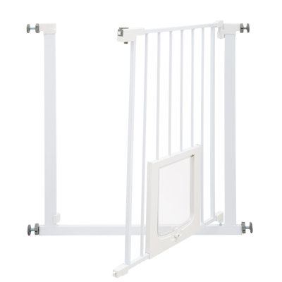 Baby Guardrail Baby Safety Gate With Cat Door