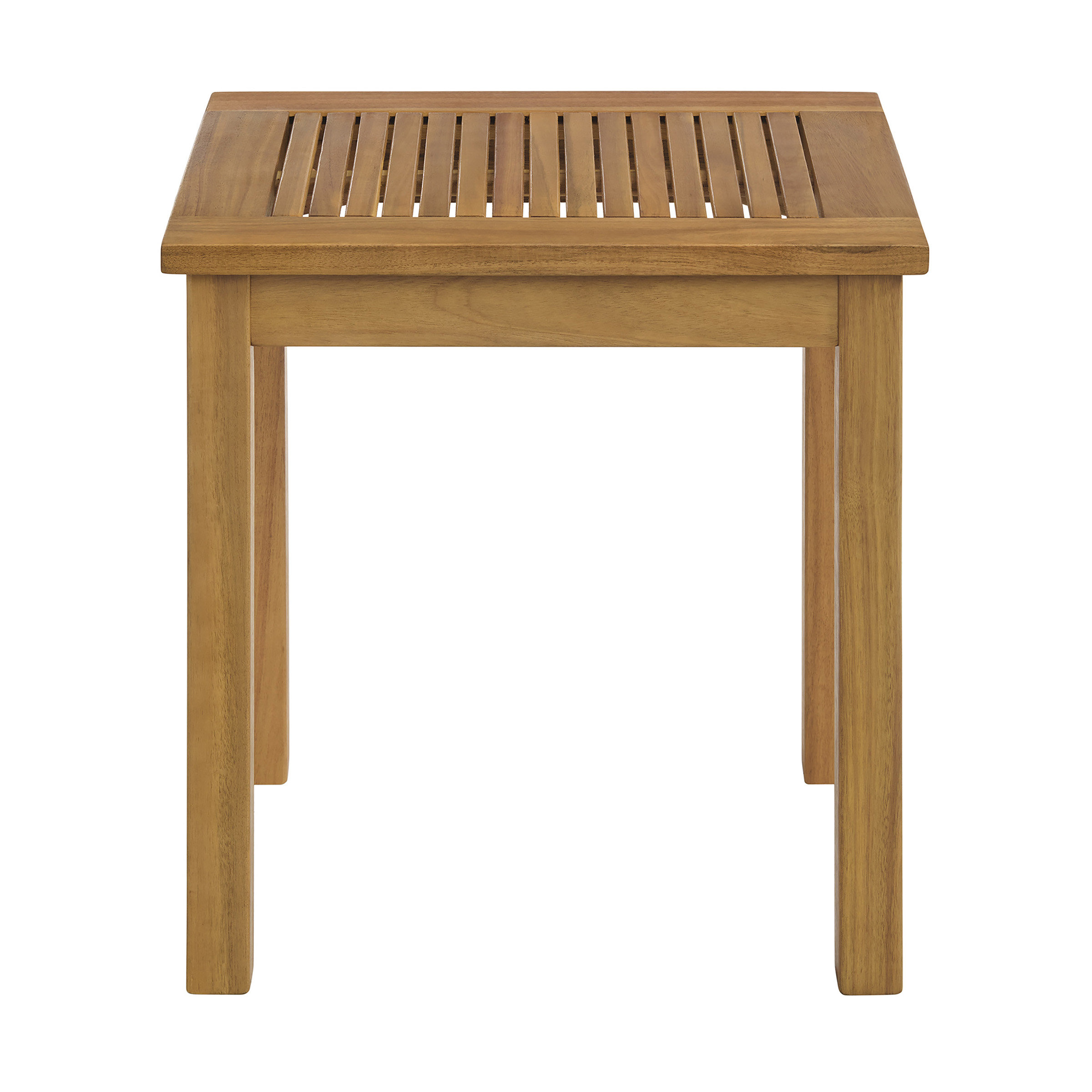 Latitude Run® Furniture Aamori Acacia Wood Side Table Wayfair