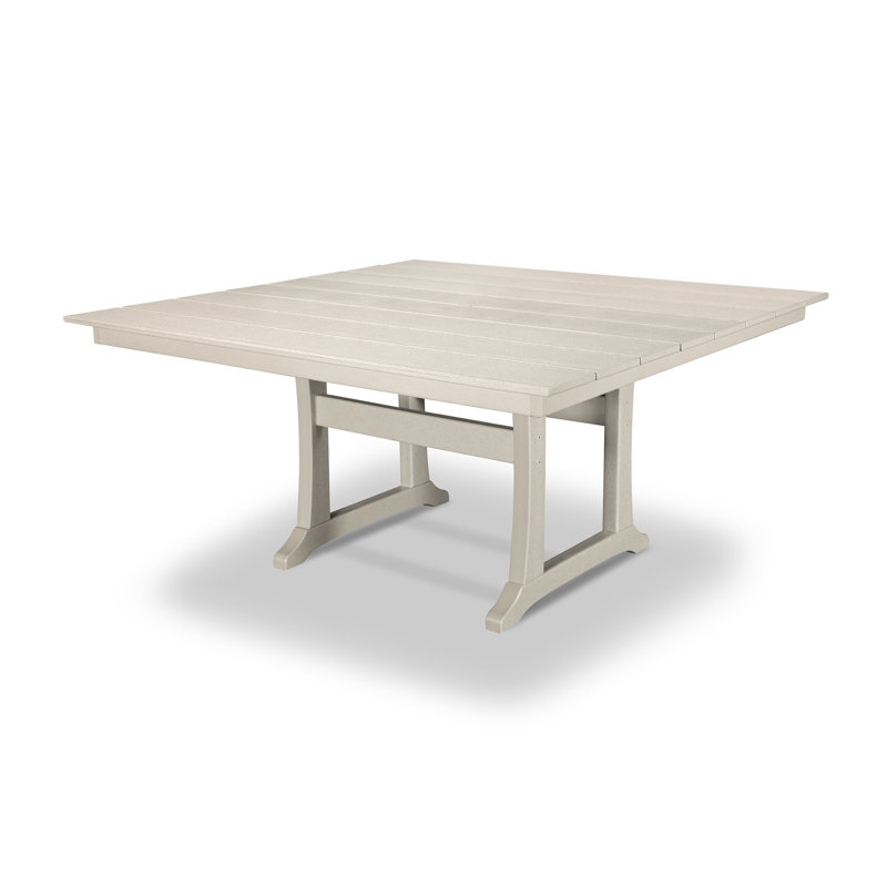 Farmhouse Trestle Dining Table, Off White