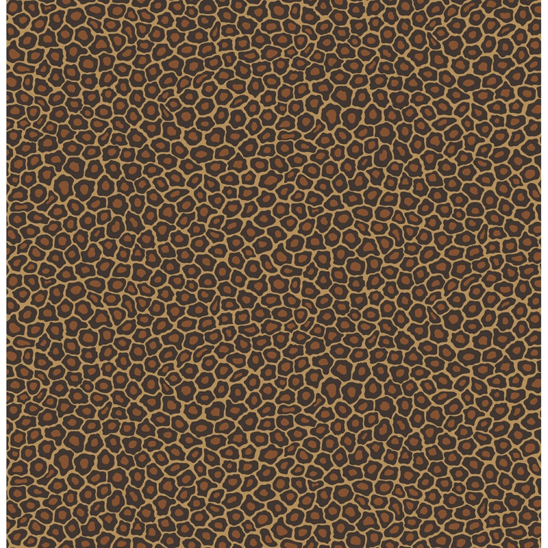 Ardmore Senzo Spot 33' L x 20.5" W Wallpaper Roll, True Leopard