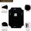 Miroir de salle de bain Tariro Cadre en acier inoxydable-1427841750-1442385024