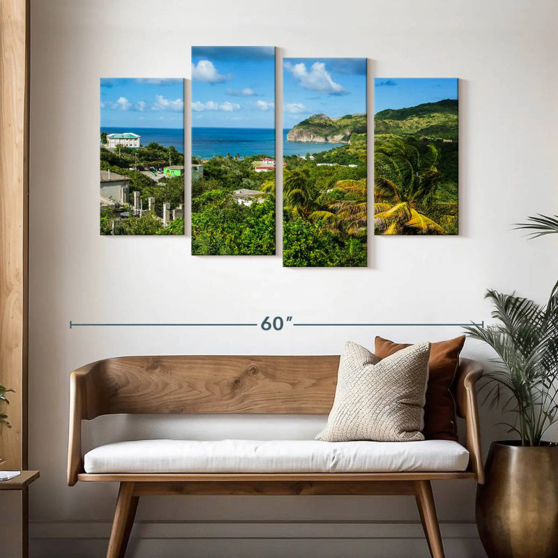 Keesha Little Bay In Montserrat, 32" H x 52" W