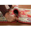 Tapis décoratif géométrique rouge Kazak