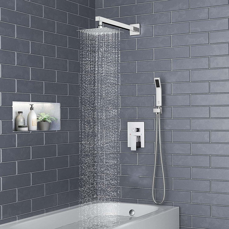 Système de douche complet avec valve brute