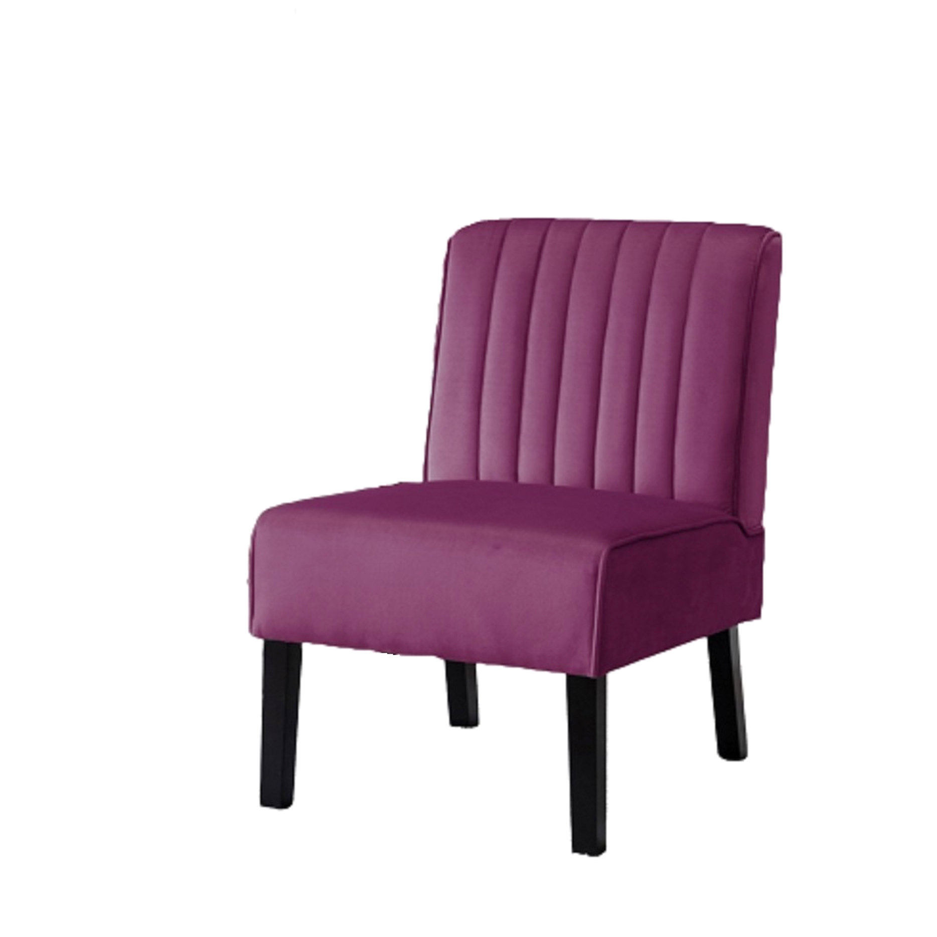 Mercer41 Mid Century Modern Accent Chairs Of 2, Elegant Velvet