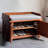 8 - Pair Solid Wood Shoe Storage Bench