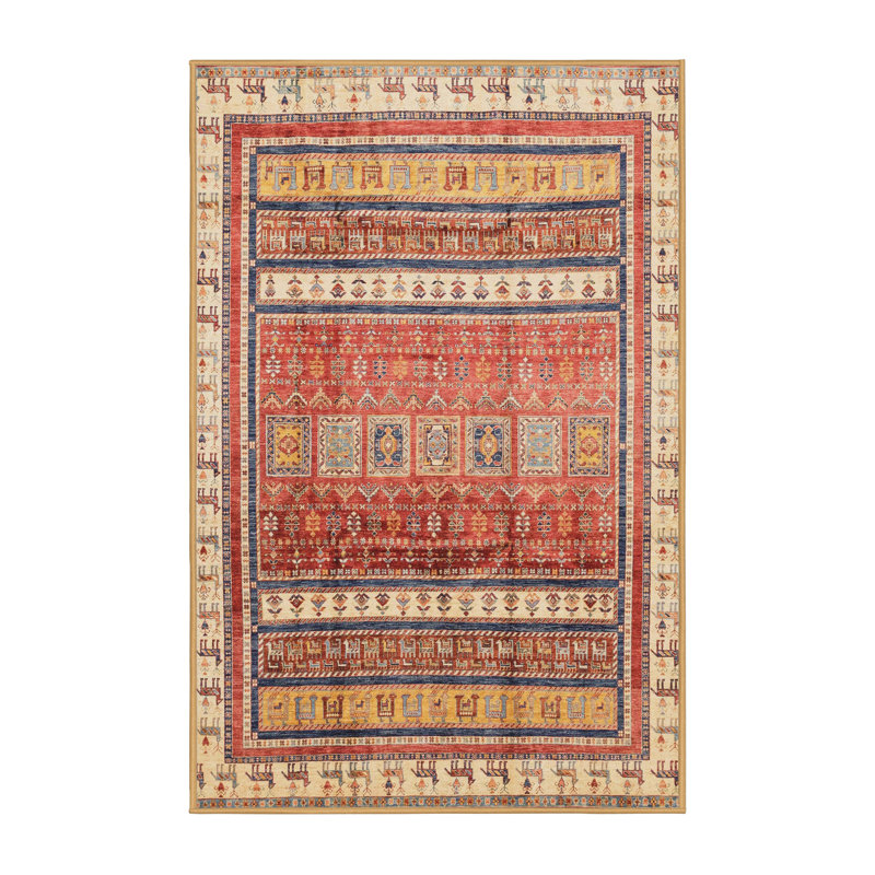 Tapis abstrait moderne 3722, Tapis de couloir 2 pi x 5 pi