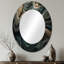 Œuvre abstraite Shoma Wave Twist - miroir à encre liquide, miroir mural moderne unique, impression d'art en métal-1124190637-1124190633