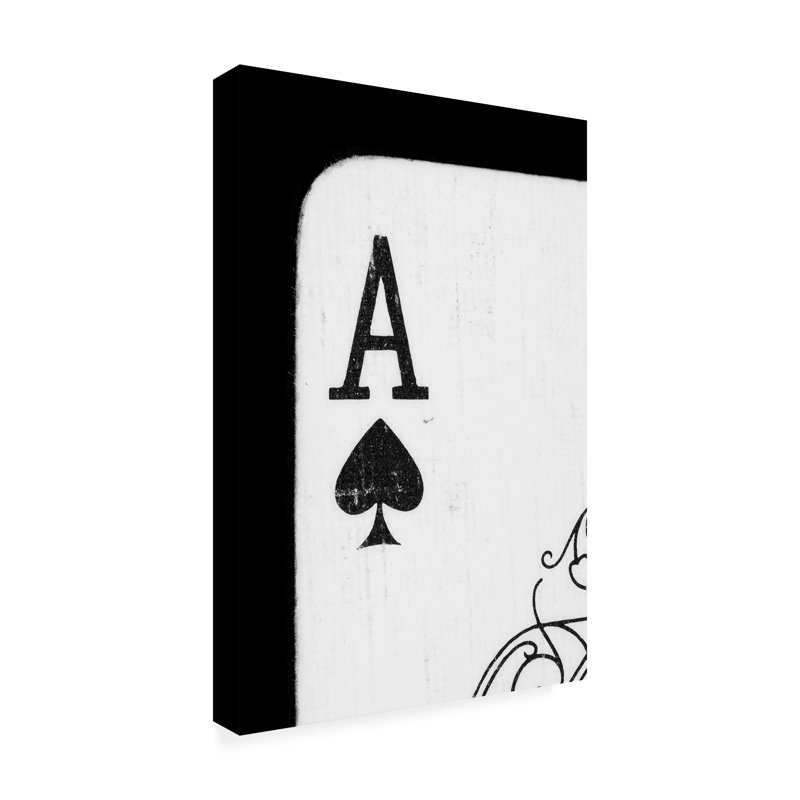Divertissement Ace Of Spades Gros Plan, H 19 po x l 12 po x P 2 po