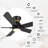 Georgann Ceiling Fan with LED Lights-446812564