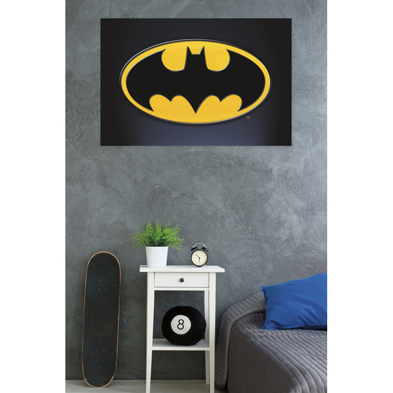Impression sur papier symbol batman