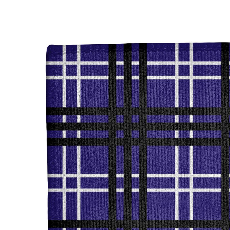 Tapis à carreaux mauve, Rectangle 4 pi x 6 pi