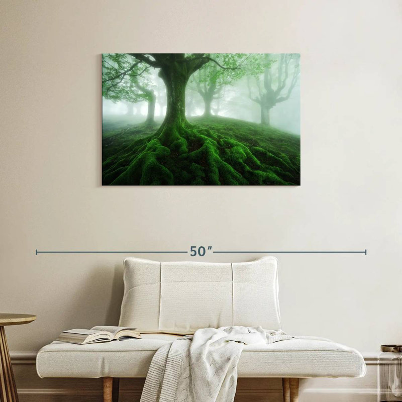 Forêt brumeuse Alvord Mossy, H 24 po x l 36 po