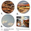 «Moonlit Sunset On Canyon Landscape I - Canyon & Desert», art mural multipanel