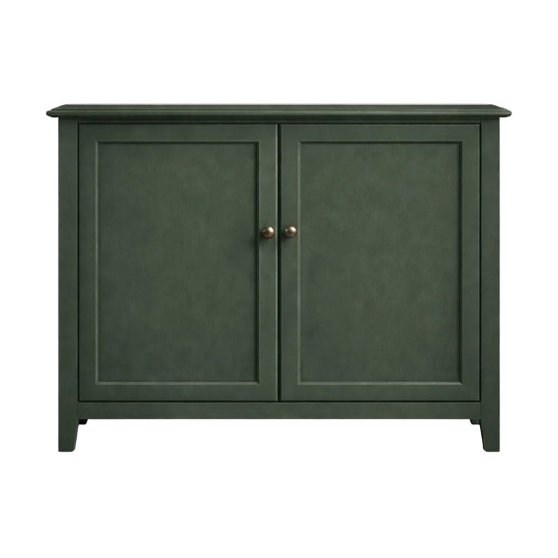 Ajalae 35" Tall 2 Door Accent Cabinet, Olive