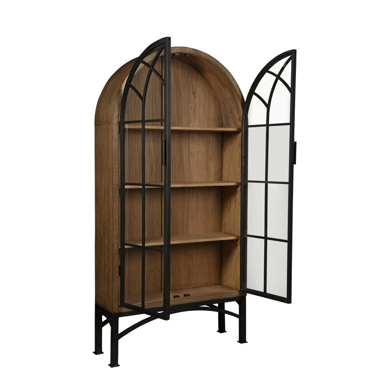 Victoria Dracaea 83" Tall Cabinet, Antique Natural