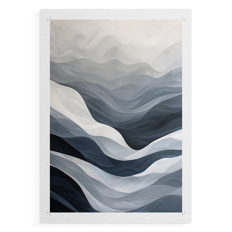 Série ABSTRACT CDLxxx - Impression sur toile seulement - non encadrée, H 18 po x l 12 po