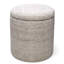 Repose-pieds rond avec rangement Modern