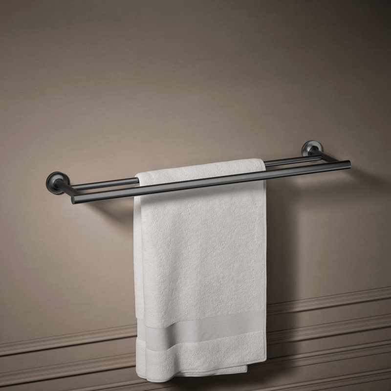 Purist 24 po Double barre à serviettes