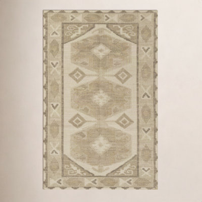 Arlie Natural Hand-Woven Oriental Rug