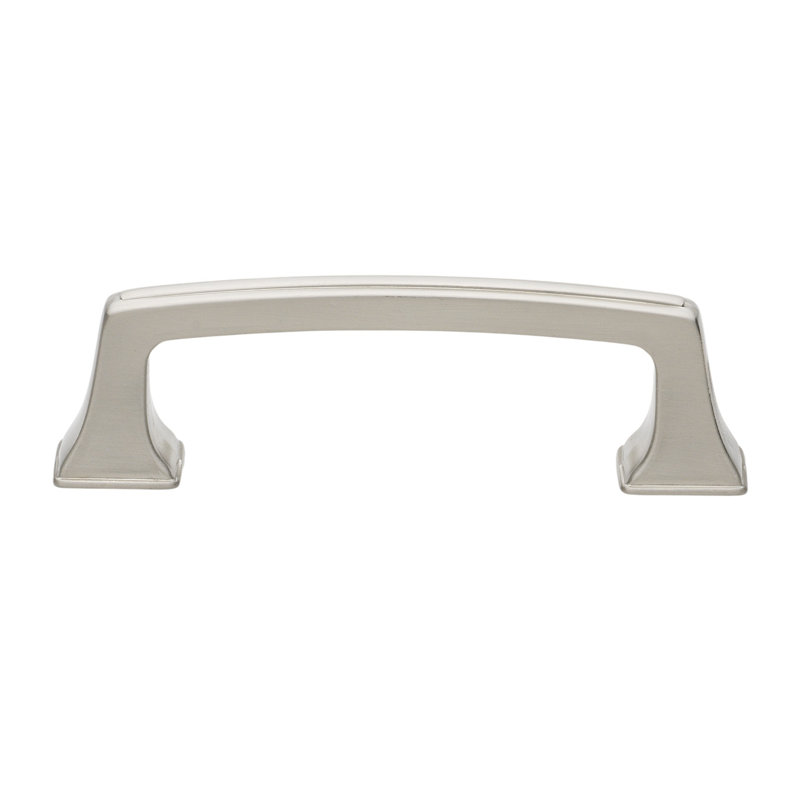 Deco Center to Center Arch Pull, Satin Nickel, 3"
