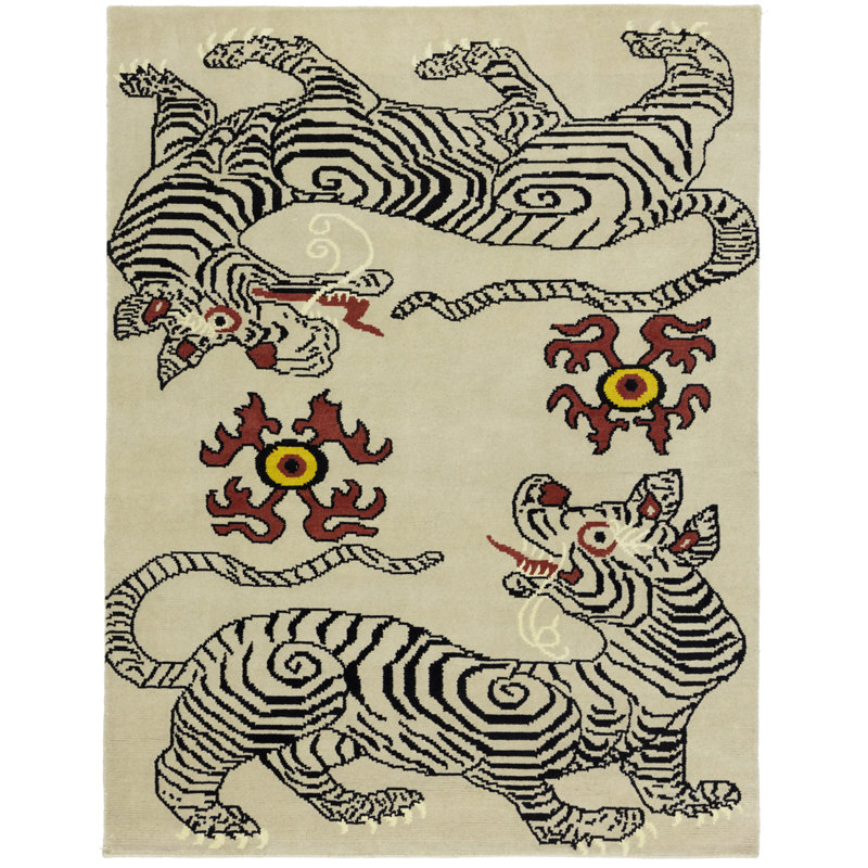 Tapis en laine Oltian, Rectangle 5 pi 3 po x 8 pi