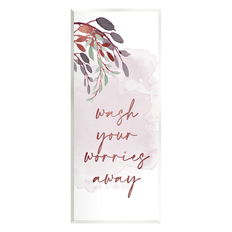 «Bb-585-Wood Rose Worries Away On MDF» par Kim Allen Print
