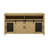 Farmhouse Sideboard With Sliding Barn Door, Mesh Panels And Open Storage-1257280617