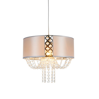 30cm H Metal Drum Pendant Shade ( Uno )