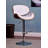 Swivel Upholstered Faux Leather Adjustable Height Counter Stool-17237799