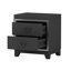 Ensemble de chambre à coucher 3 pièces pour grand lit tapissier avec lumières DEL, tables de chevet et rangement-469918485