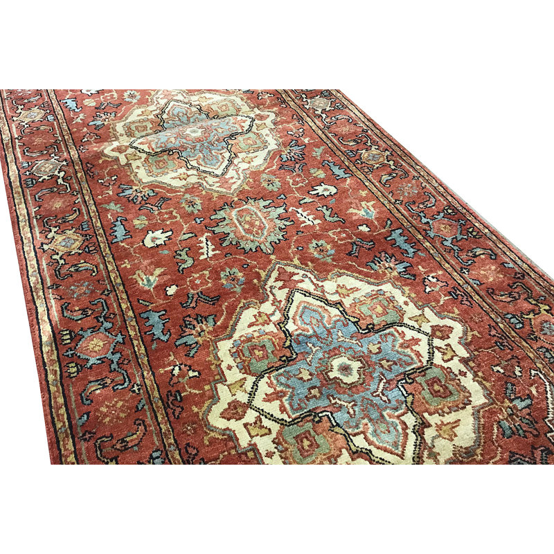 Hand-Knotted High-Quality Dark Blue Area Rug