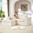 Chenille Cloud Sofa, Freely Combinable-1922830891