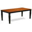  Ensemble de 5 pièces pour 4 pièces comprenant une table de salle à manger rectangulaire avec rallonge papillon et 4 chaises de cuisine en similicuir de 42 po x 84 po, noir et cerise-977071364-977071418-977071419