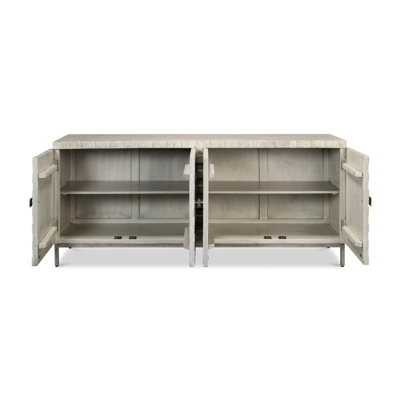 Cubist 79'' W Solid Wood Sideboard