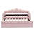 Twin XL Size Upholstered Daybed With Trundle And LED Light, Trundle Adjustable-200419148