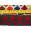 Tapis en laine rouge 4 pi 3 po x 6 pi 11 po one-of-kind main-noué la Stacey