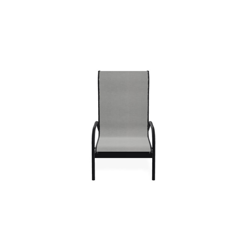 Gardenella Patio Chair, Alloy Sunbrella®, Black
